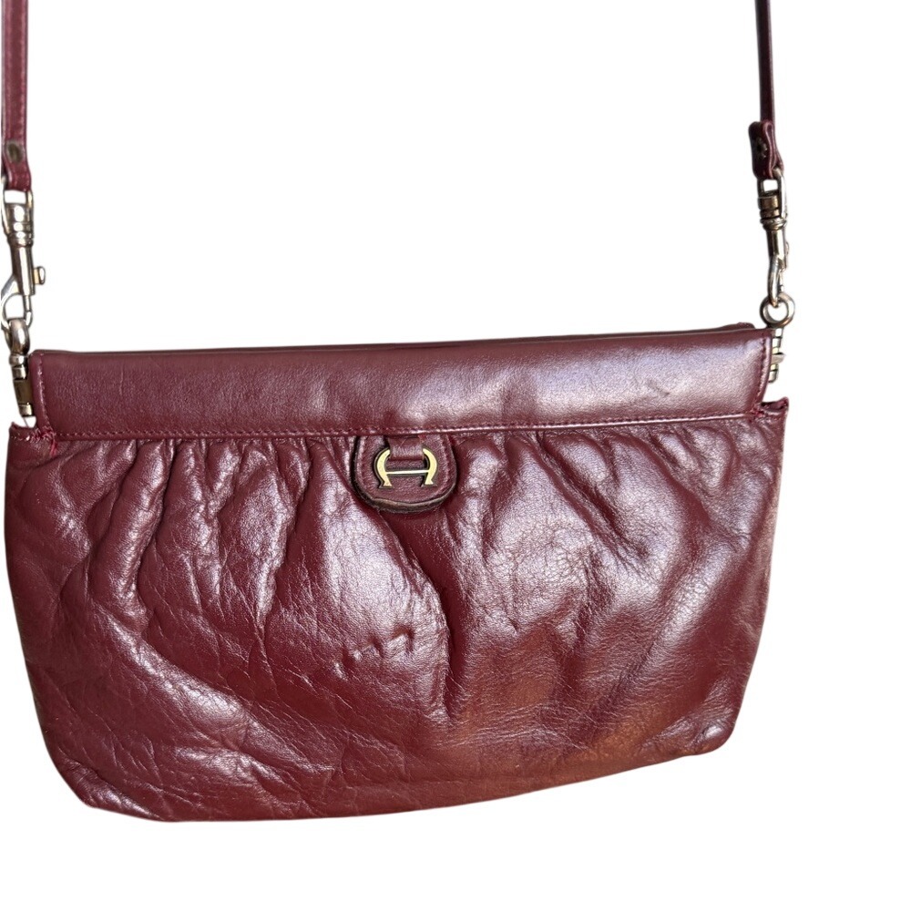 Etienne Aigner Vintage Leather‎ Shoulder Bag Oxblood